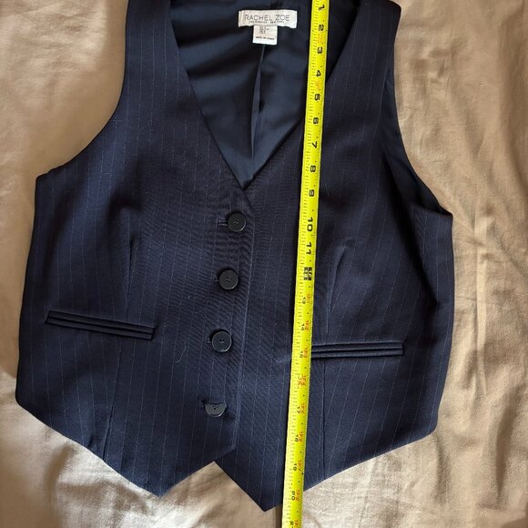 Rachel Zoe Pinstripe Vest - Picture 7 of 8